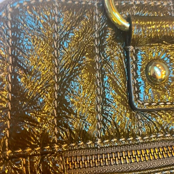 J Crew Dark Brown Patent Leather Tote - Picture 10 of 16